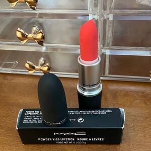 🆕 MAC Cosmetics Powder Kiss Lipstick in Mandarin